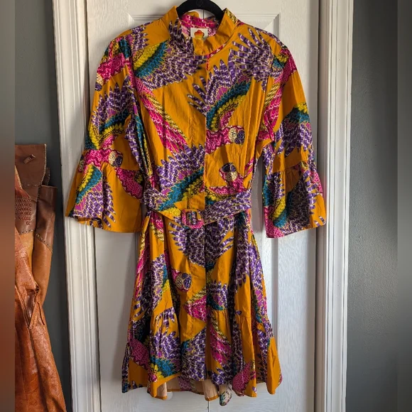 FARM Rio Beaded Macaw Mini Dress XL - Picture 2 of 5